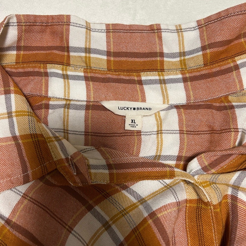 Lucky Brand Multicolor Plaid Shirt